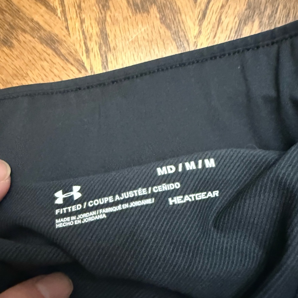 Under Armour Women's Black and Gray Athletic Shorts - Picture 2 of 8